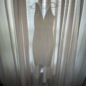 Missguided White Formal Dress